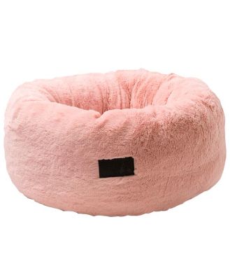 La Doggie Vita Bed Plush Donut Pink