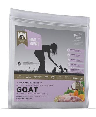 Meals For Meows Dry Cat Food Kitten Single Protein Goat 2.5kg