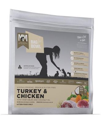 Meals For Meows Grain Free Dry Cat Food Kitten Chicken And Turkey 2.5kg