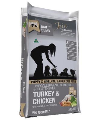 Meals For Mutts Grain Free Turkey Chicken Large Kibble Puppy 20kg