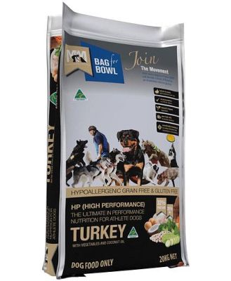 Meals For Mutts High Performance Grain Free Turkey Chick Pea 20kg