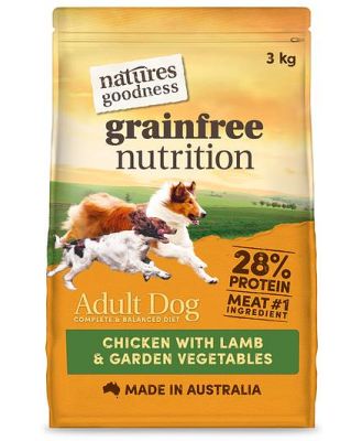 Natures Goodness Dry Dog Food Adult Chicken Lamb And Veg 7kg