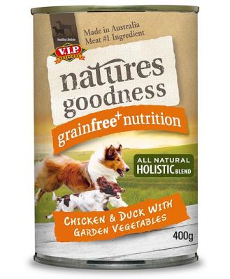 Natures Goodness Wet Dog Food Adult Chicken Duck And Vegetable 12 X 400g