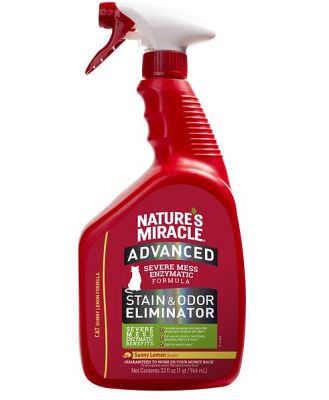 Natures Miracle Cats Advanced Formula Stain And Odour Remover Lemon 946ml