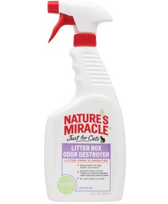 Natures Miracle Cats Litter Box Odour Destroyer 709ml