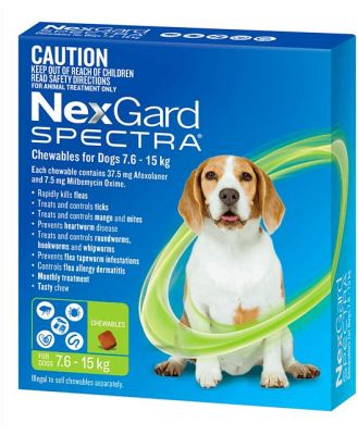 Nexgard Spectra Medium Dog 12 Pack