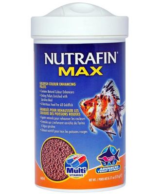 Nutrafin Max Goldfish Colour Wheatgerm Pellets 195g