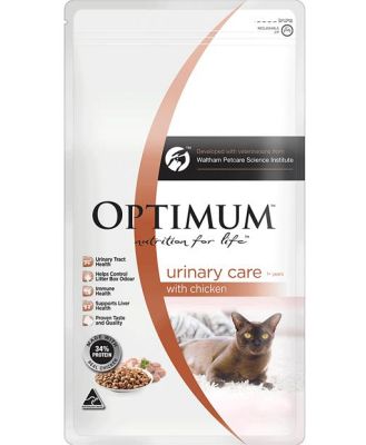 Optimum Adult Urinary Care Dry Cat Food With Chicken 1.8kg