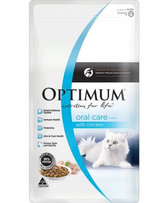 Optimum Oral Care Dry Cat Food Chicken 4kg