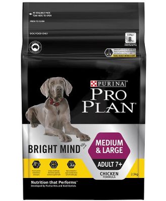 Pro Plan Bright Minds Dry Dog Food Senior Medium Large Breed 12kg