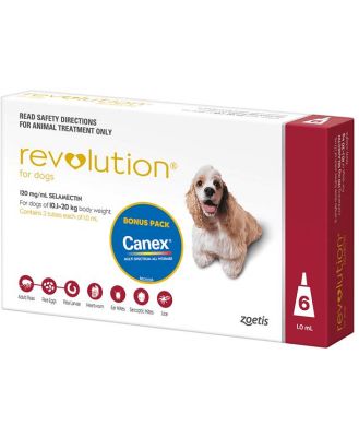 Revolution Dog Red 3 Pack