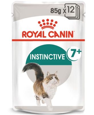 Royal Canin Adult Instinctive 7 Plus Gravy Wet Cat Food Pouches 48 X 85g