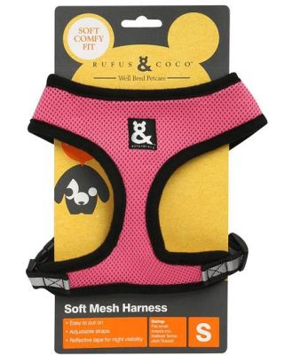 Rufus And Coco Mesh Harness Pink X