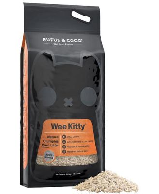 Rufus And Coco Wee Kitty Clumping Corn Litter 2kg