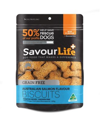 Savourlife Australian Salmon Flavour Grain Free Biscuits 850g