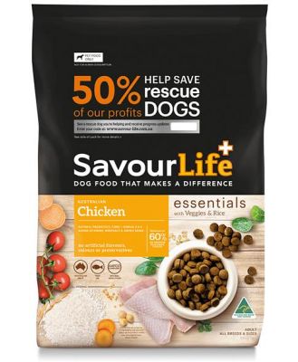 Savourlife Essentials Adult Std Chicken Dry Dog Food 3kg