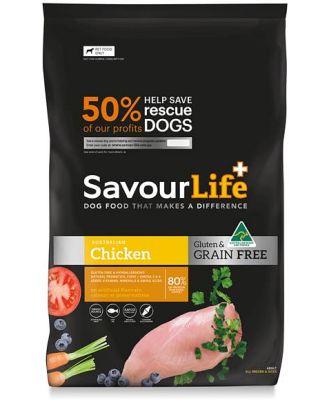 Savourlife Grain Free Dog Food Chicken 10kg