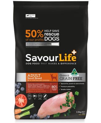 Savourlife Grain Free Small Breed Adult Dog Food 2.5kg