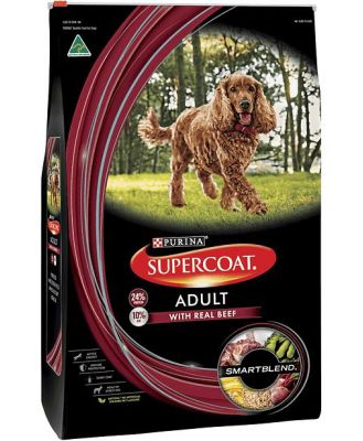 Supercoat Smartblend Dry Dog Food Adult Beef 7kg