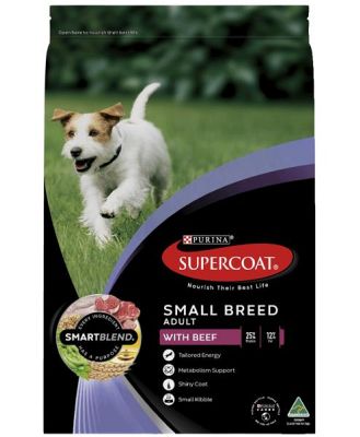 Supercoat Smartblend Dry Dog Food Adult Small Breed Beef 2.8kg