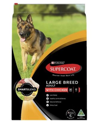 Supercoat Smartblend Dry Dog Food Large Breed Adult Chicken 7kg