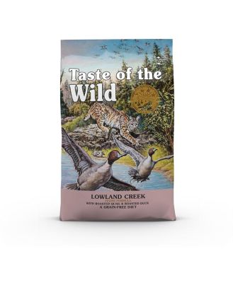 Taste Of The Wild Lowland Creek Quail Duck Dry Cat Food 2kg