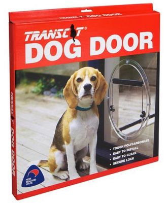 Transcat Pet Door For Cats And Dogs Large For Glass Each