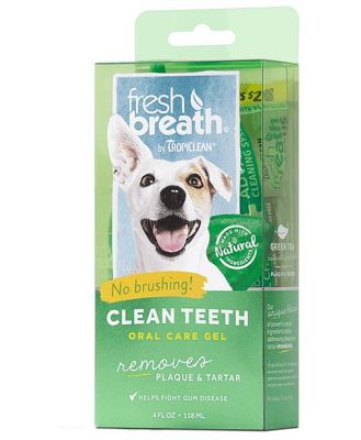Tropiclean Dog Clean Teeth Gel 3 X 118ml