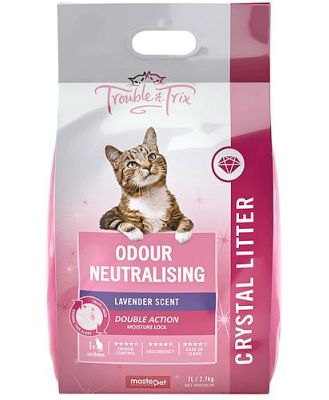 Trouble And Trix Crystal Litter Lavender 15L