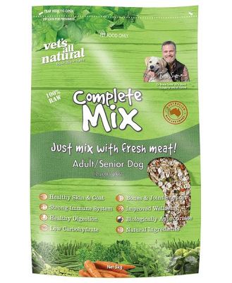 Vets All Natural Complete Mix Adult And Senior Dog 1kg