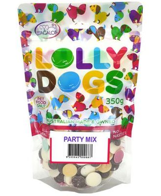 Wagalot Lolly Dogs Carob Vanilla Strawberry And Banana 350g