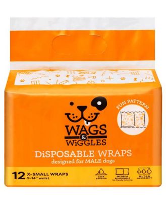 Wags And Wiggles Male Wraps X