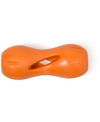 West Paw Qwizl Treat Dispensing Dog Toy Orange