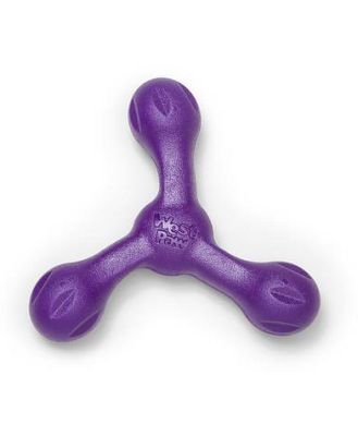 West Paw Skamp Flyer Inspired Fetch Dog Toy Purple Eggplant Each