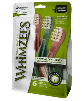Whimzees Toothbrush Dental Dog Treats 48 Pack