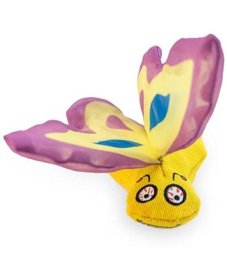 Yeowww Cat Toys With Pure American Catnip Butterfly Purple Each