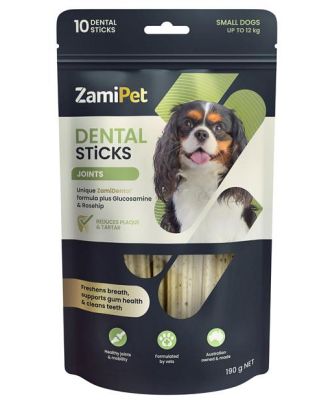 Zamipet Dog Dental Sticks Joints 10 Pieces 190g 10 Chews