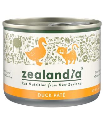 Zealandia Grain Free Duck Pate Wet Cat Food 24 X 185g