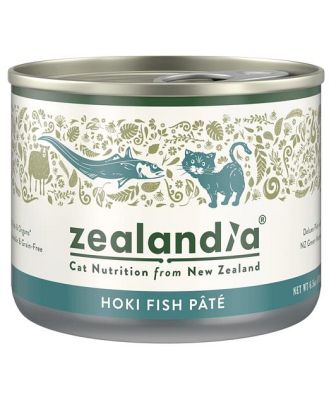 Zealandia Grain Free Hoki Fish Pate Wet Cat Food 24 X 185g
