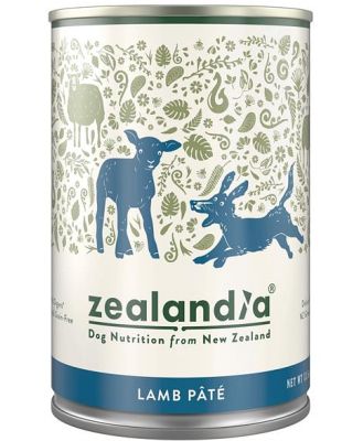 Zealandia Grain Free Lamb Pate Wet Dog Food 12 X 385g