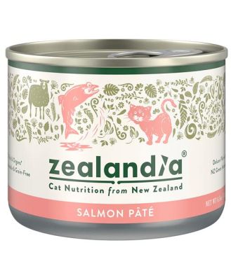 Zealandia Grain Free Salmon Pate Wet Cat Food 24 X 185g