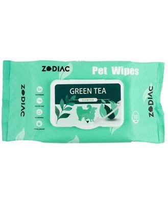 Zodiac Pet Wipes 100 Packs Green Tea Each