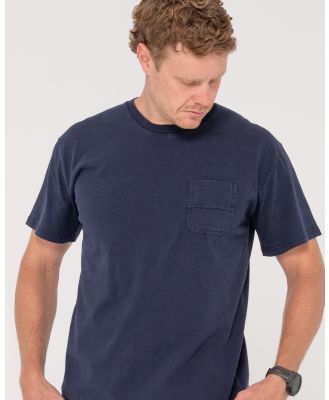 Elbow Grease Short Sleeve Tee - Navy Blue Rusty Australia, S / Navy Blue