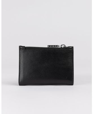 Grace Compact Flap Wallet - Black Rusty Australia