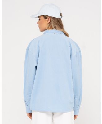Lana Mini Cord Shirt - Blue Bell Rusty Australia, 12 / Blue Bell