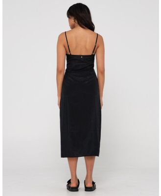 Porter Midi Dress - Black Rusty Australia, 8 / Black