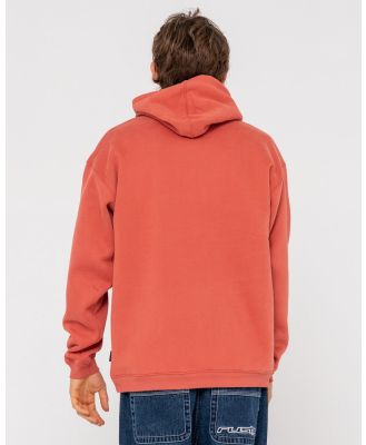 Shadow R Relaxed Super Fleece Hoodie - Hot Sauce Rusty Australia, XXL / Hot Sauce