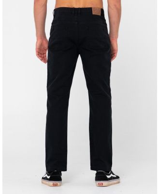 The Bruce 5 Pkt Pant - Black Rusty Australia, 30 / Black