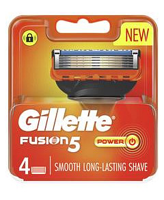 Gillette Fusion5 Power Razor Blades Refill 4 Pack