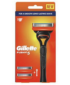 Gillette Fusion5 Razor Handle with Blades Refill 2 Pack